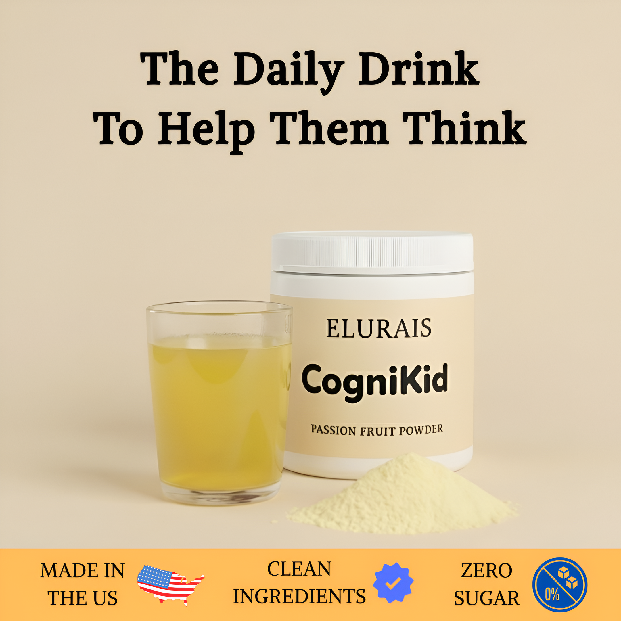 CogniKid - Cognitive Support Drink Mix (Passion Fruit)