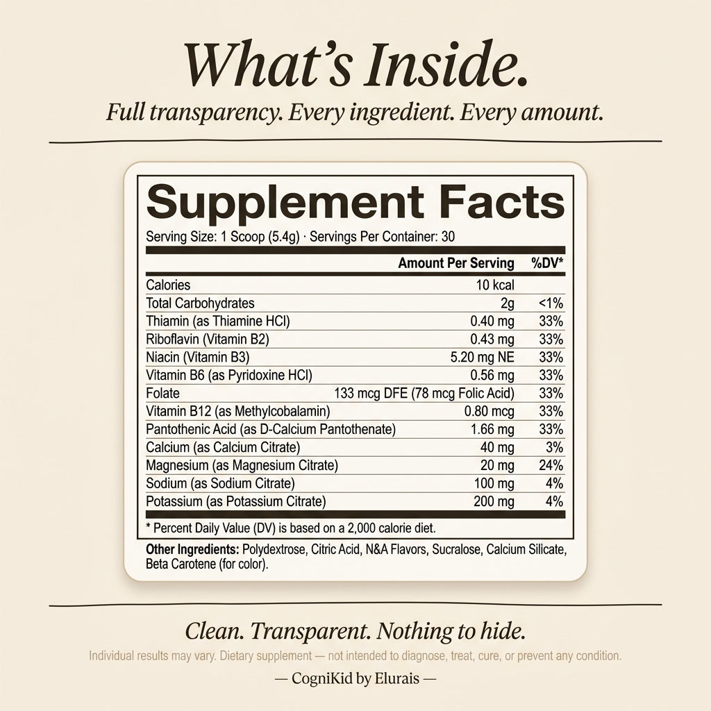 CogniKid - Cognitive Support Drink Mix (Passion Fruit)